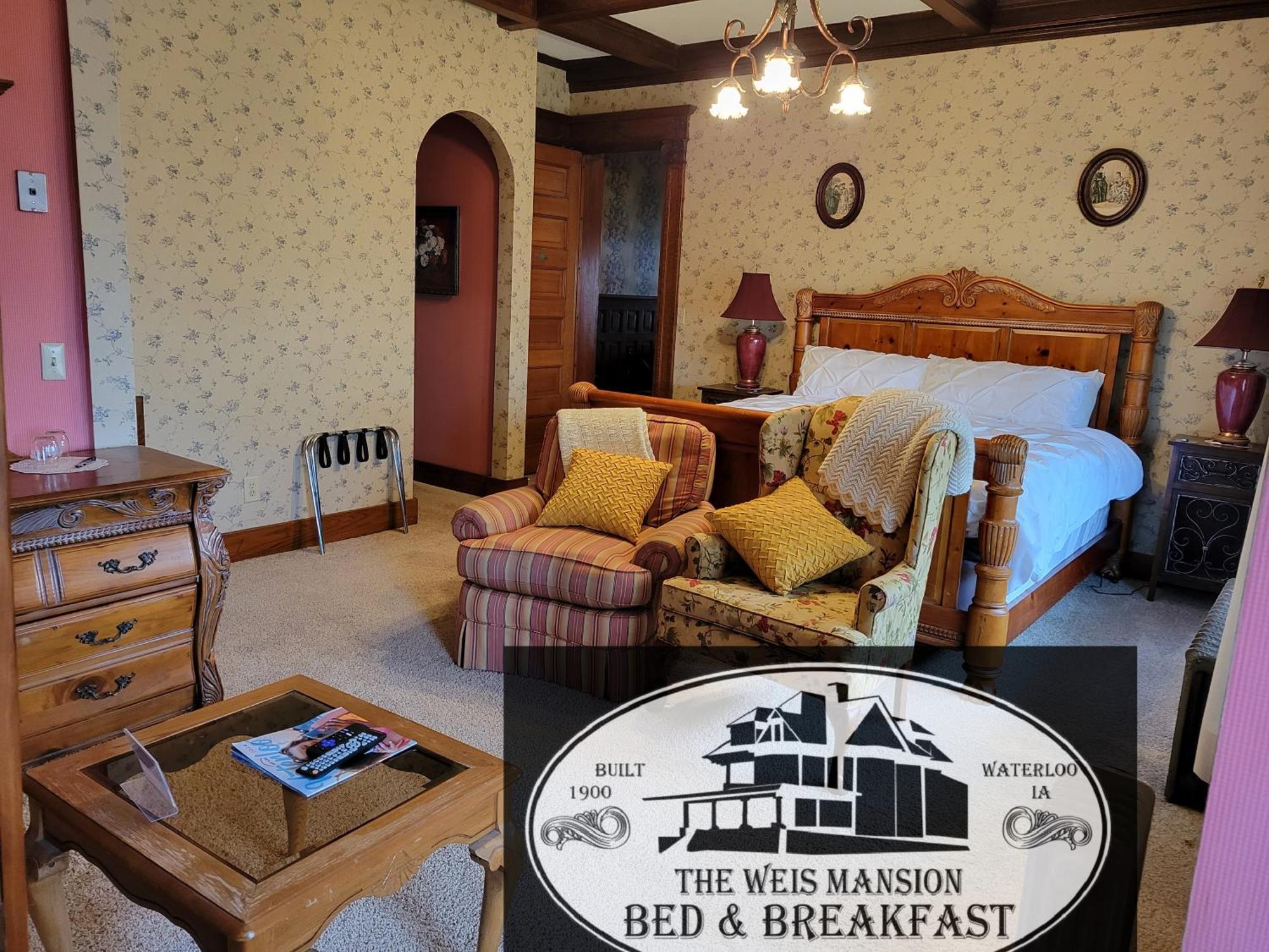 The Weis Mansion Bed And Breakfast Waterloo Exterior photo